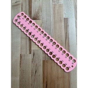 Embroidery Floss Organizer Thread Cross Stitch Needlepoint 37 Positions - Coral